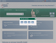 Tablet Screenshot of activate-scientific.com